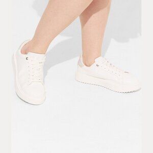 Torrid White Chunky Lace-Up Sneaker (11WW)